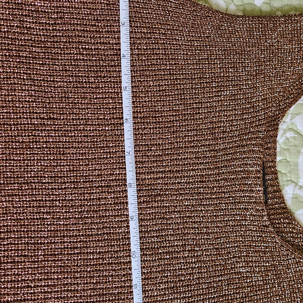 EUC TESORI Sparkly Vest, sz Lg. - Picture 3 of 5